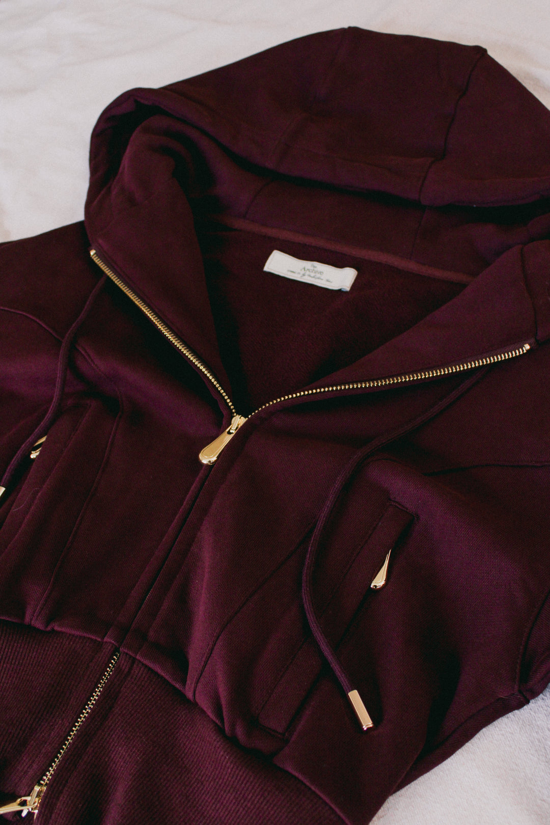 Cotton Zip Through Hoodie
