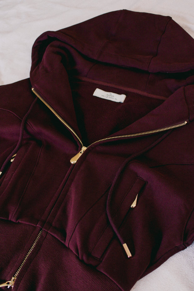 Cotton Zip Through Hoodie