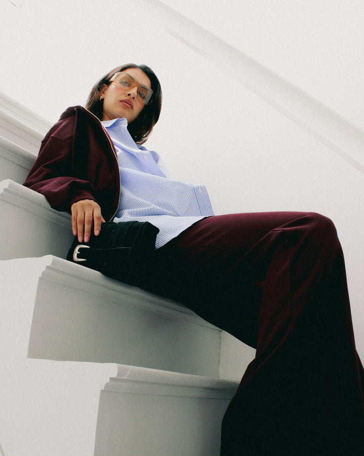 Tailored Wide Leg Pants