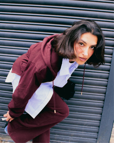 Cotton Zip Through Hoodie